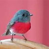 Rose Robin Bird Diamond Painting