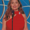 Salma Hayek Hayek In Red Dress Diamond Paintings