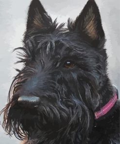 Scottish Terrier Dog Art Diamond Painting