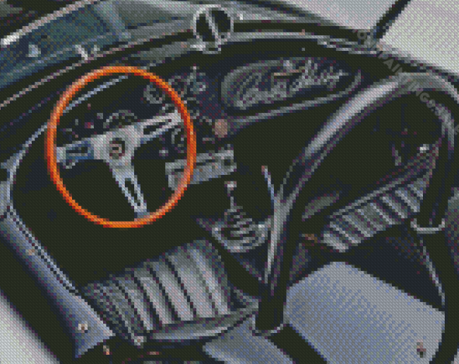 Shelby Cobra Le Mans Interior Diamond Paintings