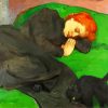 Sleeping Woman On Bed Diamond Painting