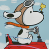 Snoopy And Woodstock Diamond Paintings