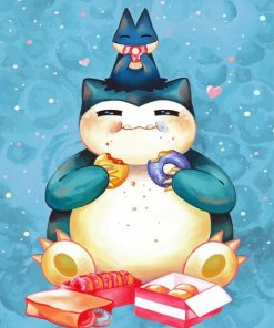 Snorlax Diamond Painting