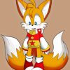 Sonic The Hedgehog Tails Comic Book Character Diamond Painting