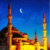 Starry Night Mosque Diamond Painting