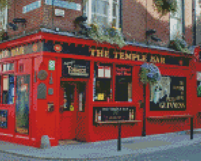 Temple Bar In Dublin Diamond Paintings