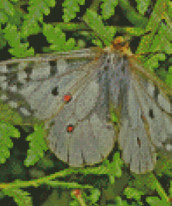 The Clodius Parnassian Butterfly Diamond Paintings