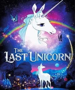 The Last Unicorn Movie Poster Diamond Painting