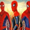 Three Spidermen Heroes Diamond Painting