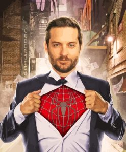Tobey Maguire Spider Man Diamond Painting