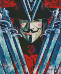 V For Vendetta Film Diamond Paintings
