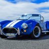 Vintage Blue Cobra Le Mans Car Diamond Painting
