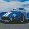 Vintage Blue Cobra Le Mans Car Diamond Paintings
