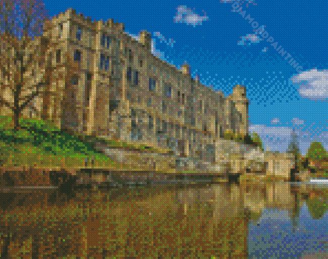 Warwick Castle Leamington Spa England Diamond Paintings