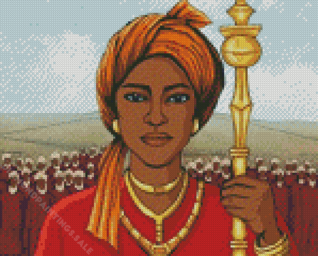 Aesthetic African Queen Diamond Paintings