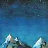 Aesthetic Mountain Night Diamond Painting