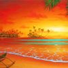 Aesthetic Sunrise On Beach Diamond Painting