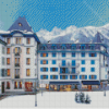 Chamonix Hotel Building Diamond Paintings