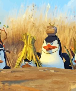 Cool Penguins Of Madagascar Diamond Painting