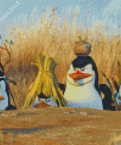 Cool Penguins Of Madagascar Diamond Paintings