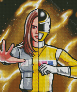 Cool Yellow Ranger Diamond Paintings