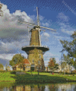 Cool Molen De Valk Leiden City Diamond Paintings