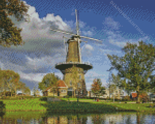 Cool Molen De Valk Leiden City Diamond Paintings