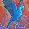 Flying Lear’s Macaw Diamond Painting