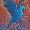 Flying Lear’s Macaw Diamond Paintings