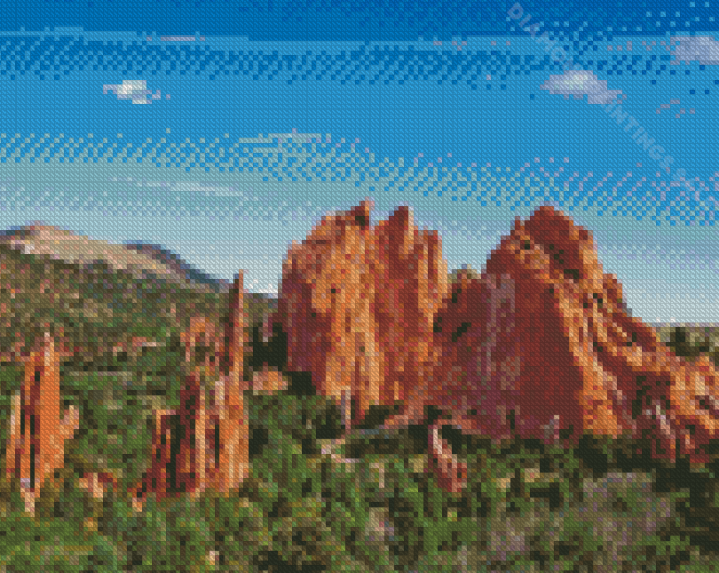 Garden Of The Gods Landscape Diamond Paintings