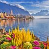 Lake Geneva Switzerland Diamond Painting