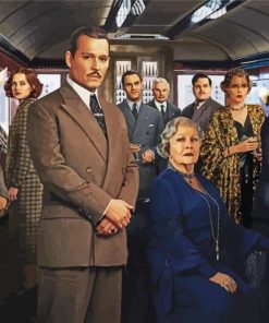 Murder On The Orient Express Character Diamond Painting