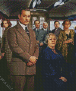 Murder On The Orient Express Character Diamond Painting