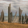 Omaha Beach Memorial Normandy Diamond Paintings