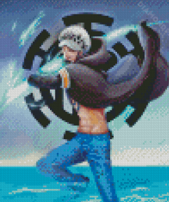 One Piece Trafalgar D. Water Law Diamond Painting