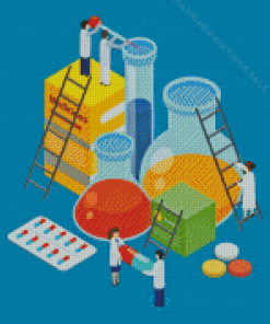 Pharmacology Illustration Diamond Paintings