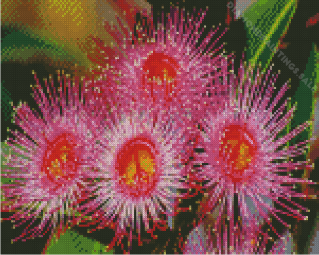 Pink Australian Gum Diamond Paintings