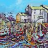 Polperro Buildings Art Diamond Painting