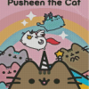 Pusheen Cat Poster Diamond Paintings