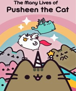 Pusheen Cat Poster Diamond Painting