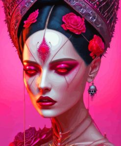 Red Queen Diamond Painting