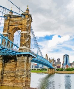 Roebling Suspension Bridge Diamond Painting