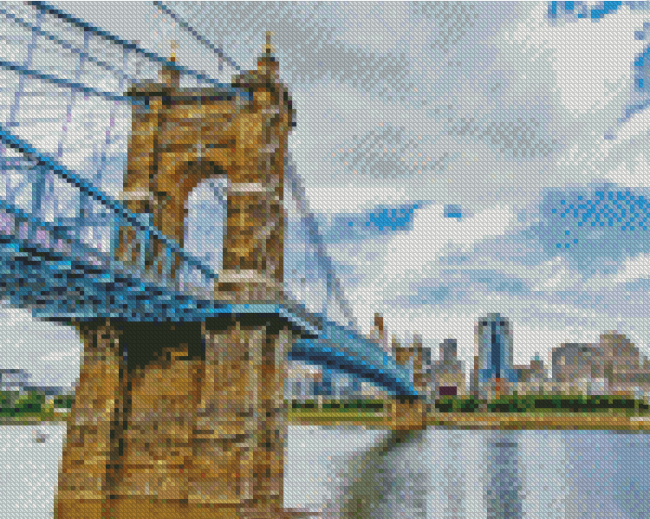 Roebling Suspension Bridge Diamond Paintings