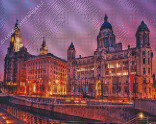 The Three Graces Manchester England Diamond Paintings