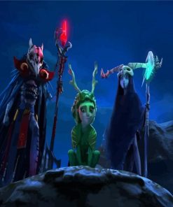 Trollhunters Rise Of The Titans Characters Diamond Painting