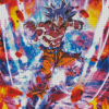 Ultra Instinct Goku Diamond Paintings