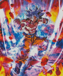 Ultra Instinct Goku Diamond Paintings