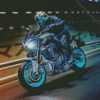 Yamaha MT 10 Motorcycle On Road Diamond Paintings