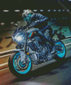 Yamaha MT 10 Motorcycle On Road Diamond Paintings