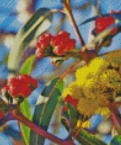 Yellow Snow Gum Flowers Diamond Paintings